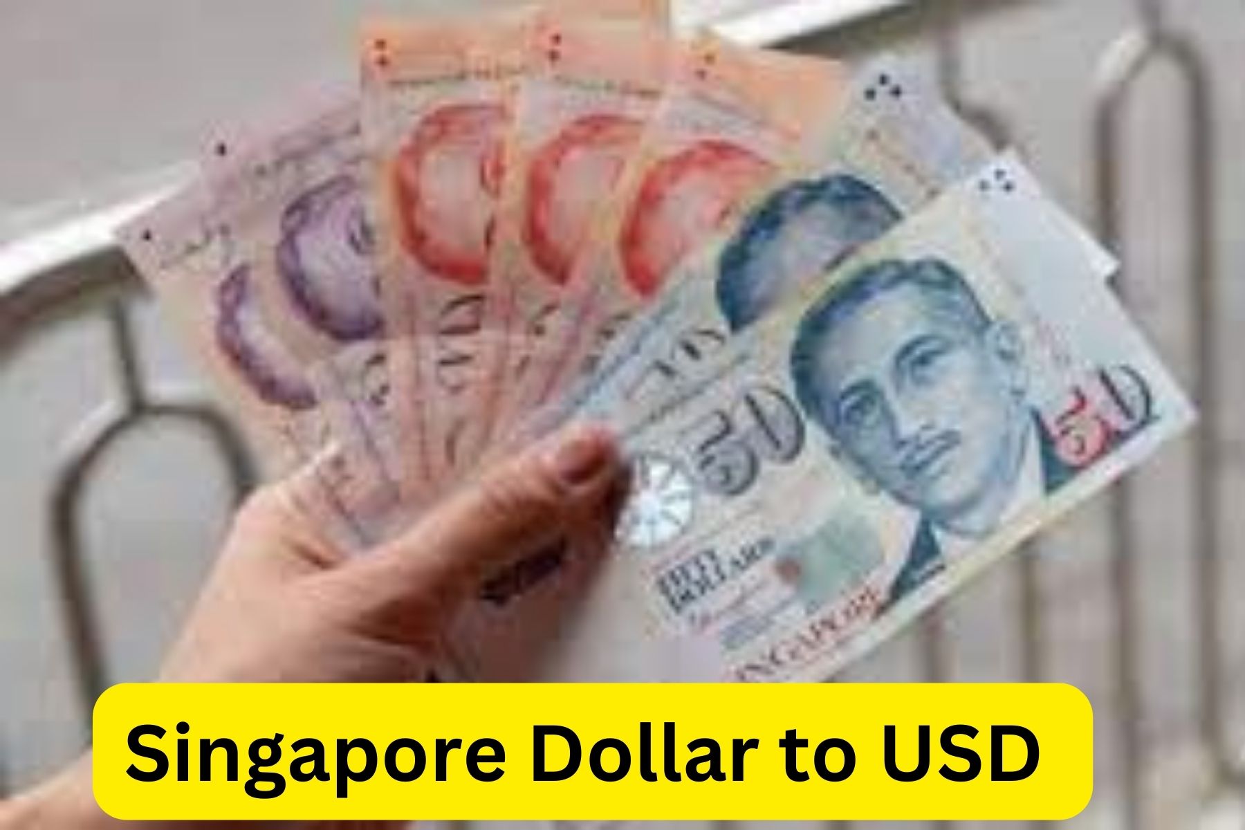 Singapore Dollar to USD